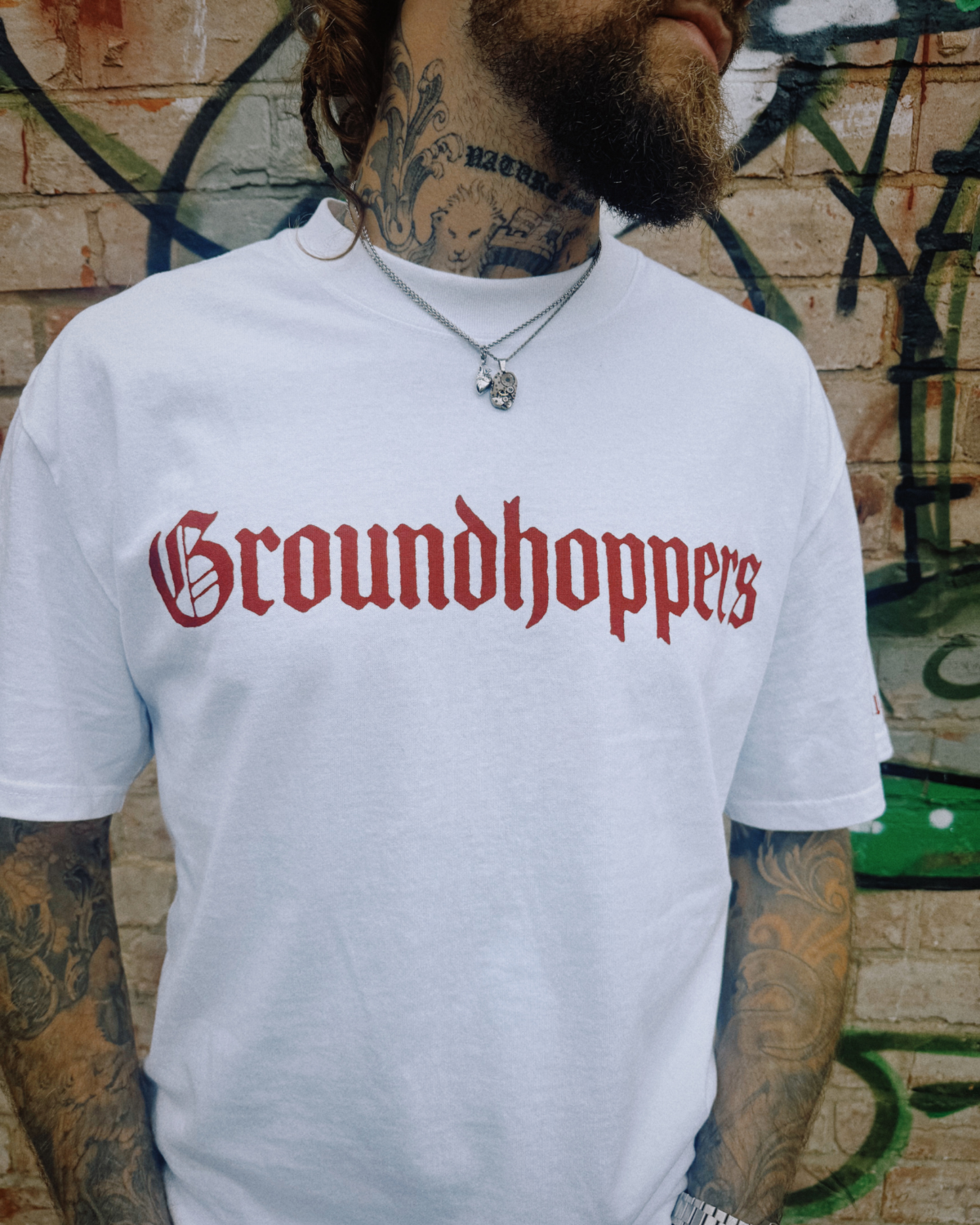 Groundhoppers Staple Logo Tee